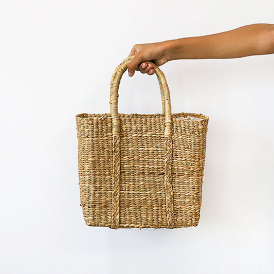 Coastal Charm Reed Bag