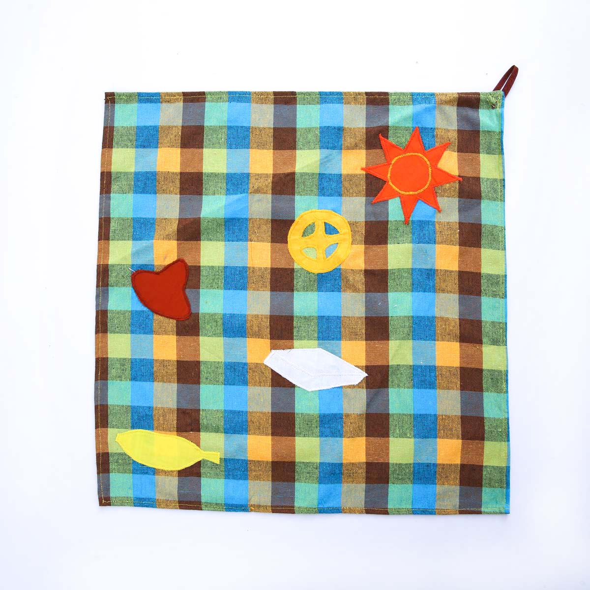 Blue Checked Handloom Napkin
