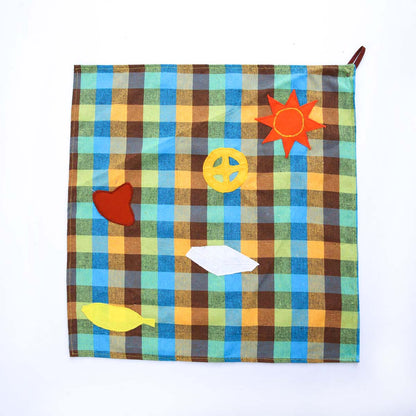 Blue Checked Handloom Napkin