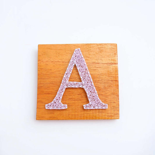 Letter String Art Plaque