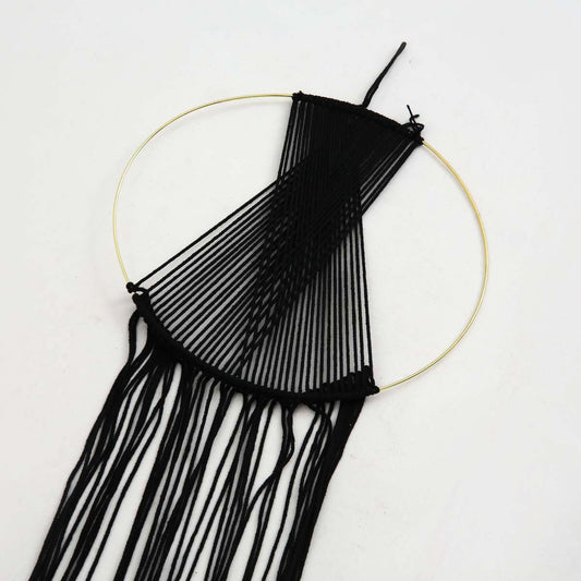 Black Panther Macrame Dream Catcher