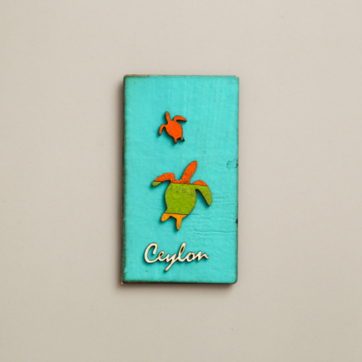 Ceylon Blue Turtle Magnet