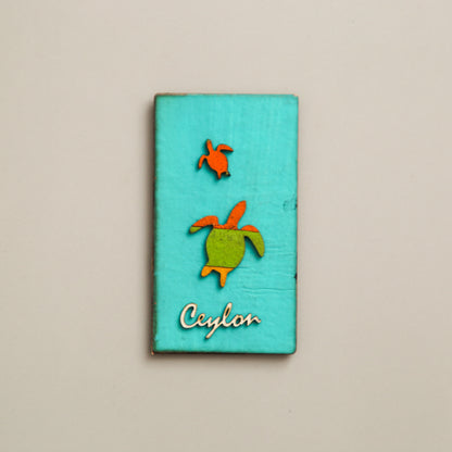 Ceylon Blue Turtle Magnet