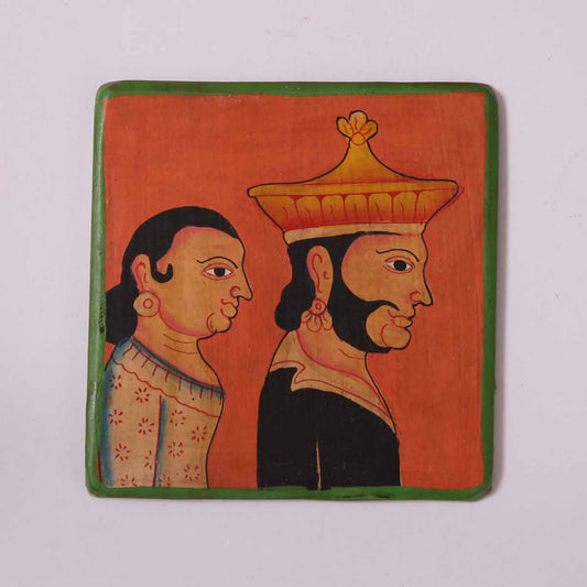 Ceylon King and Queen Coaster