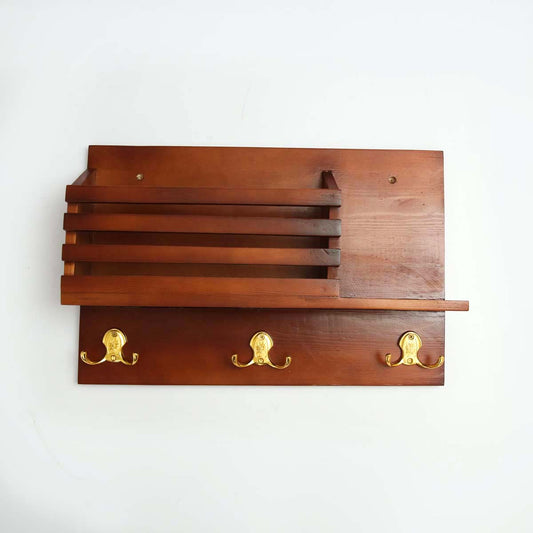 Wooden Key Hanger &amp; Letter Holder