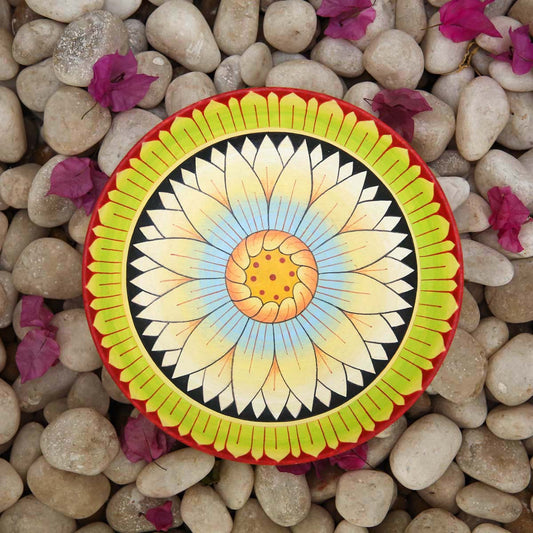 Nelum Wooden Decorative Plate