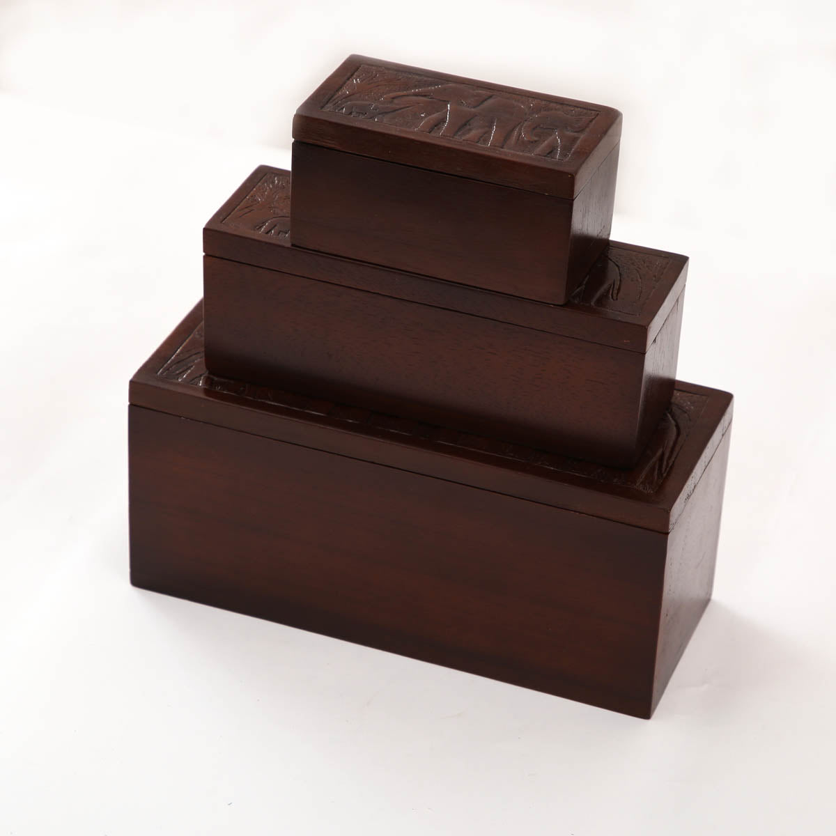 Elephant Carving Box Set
