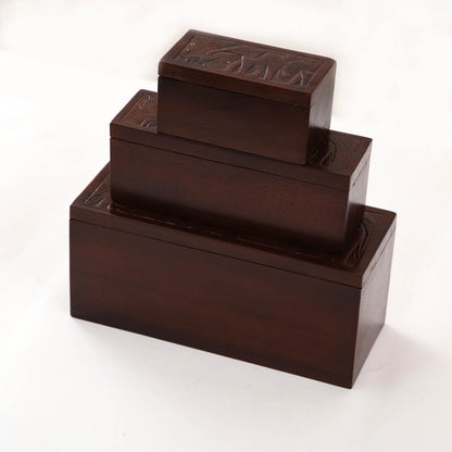 Elephant Carving Box Set