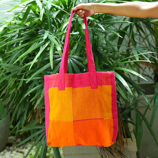 Pink &amp; Orange Handi Tote
