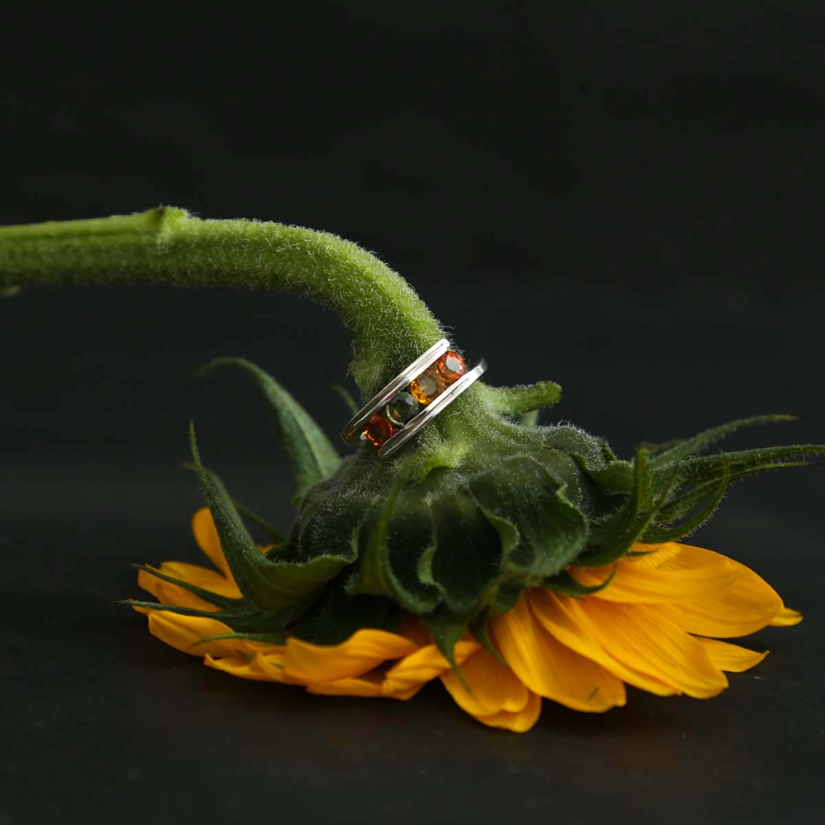 Multicolored Sapphire Ring