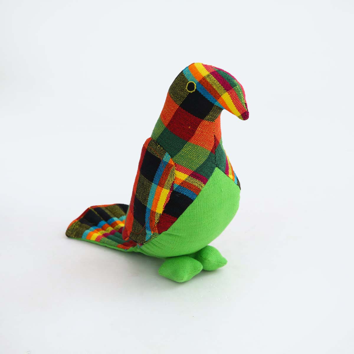 Green Parrot Handloom Soft Toy