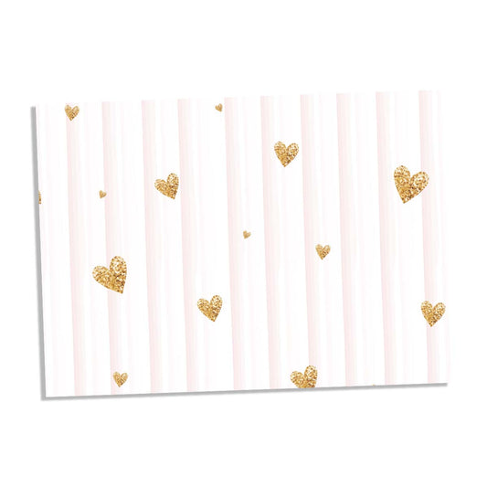 Golden hearts Greeting Card