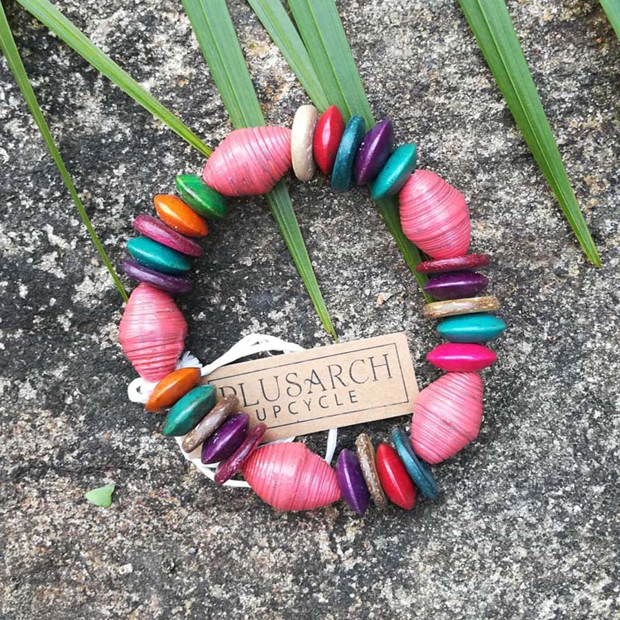 Dragonfruit Paper Bracelet