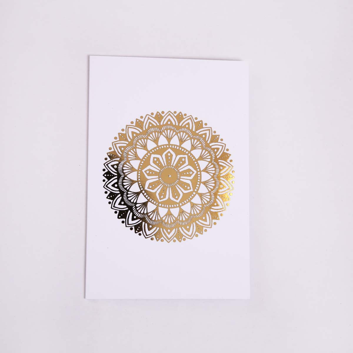 Gold Foil Luna Mandala Card