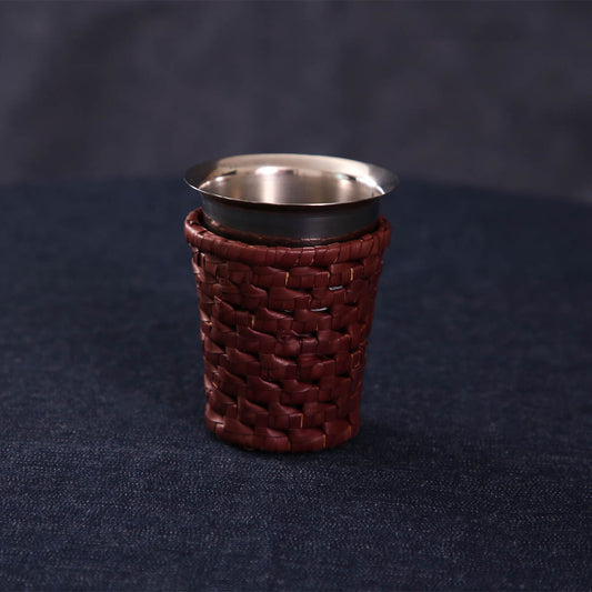 Brown Earth Tumbler &amp; Holder