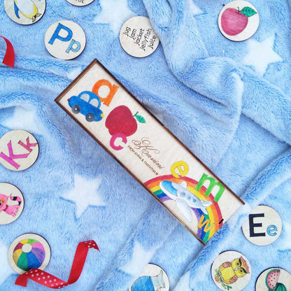 English Wooden Picture Alphabet