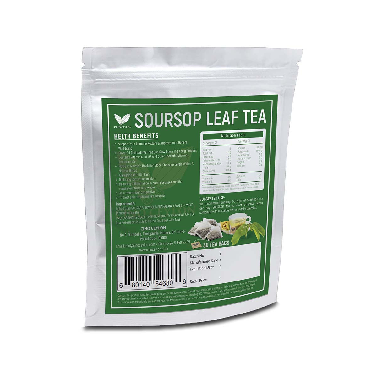 Soursop Leaf Tea