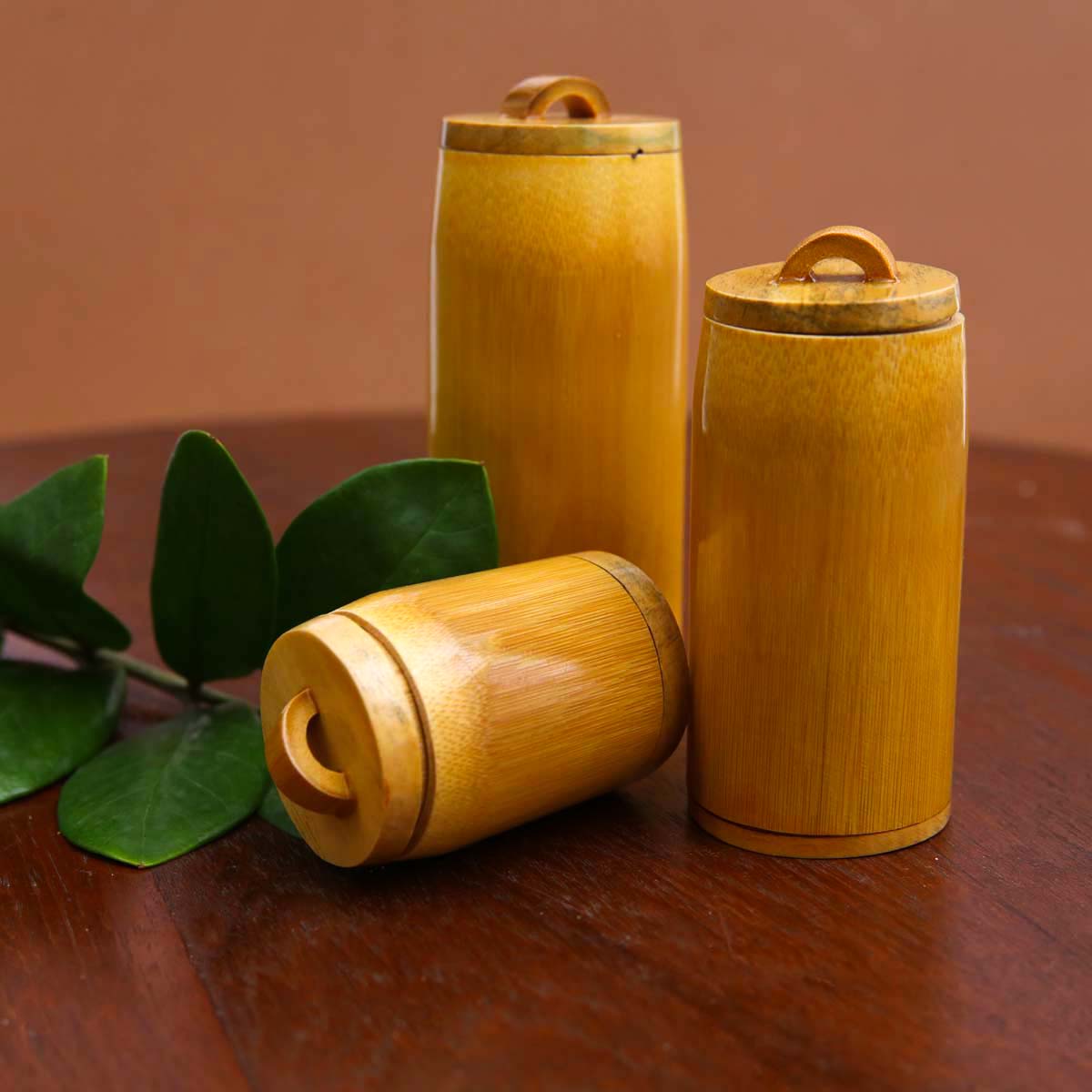 Bamboo Spice Bottle Large