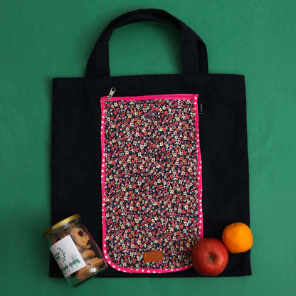 Pink Mosaic Foldable Tote