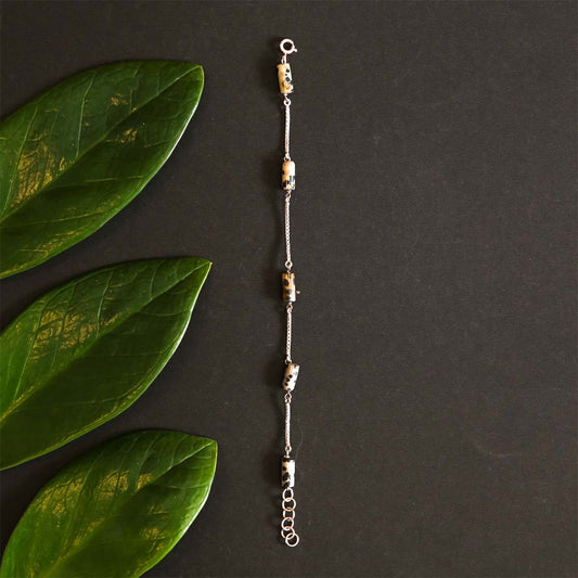 Dalmation Jasper Bracelet