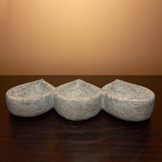 Triple Stone Oil Lamp