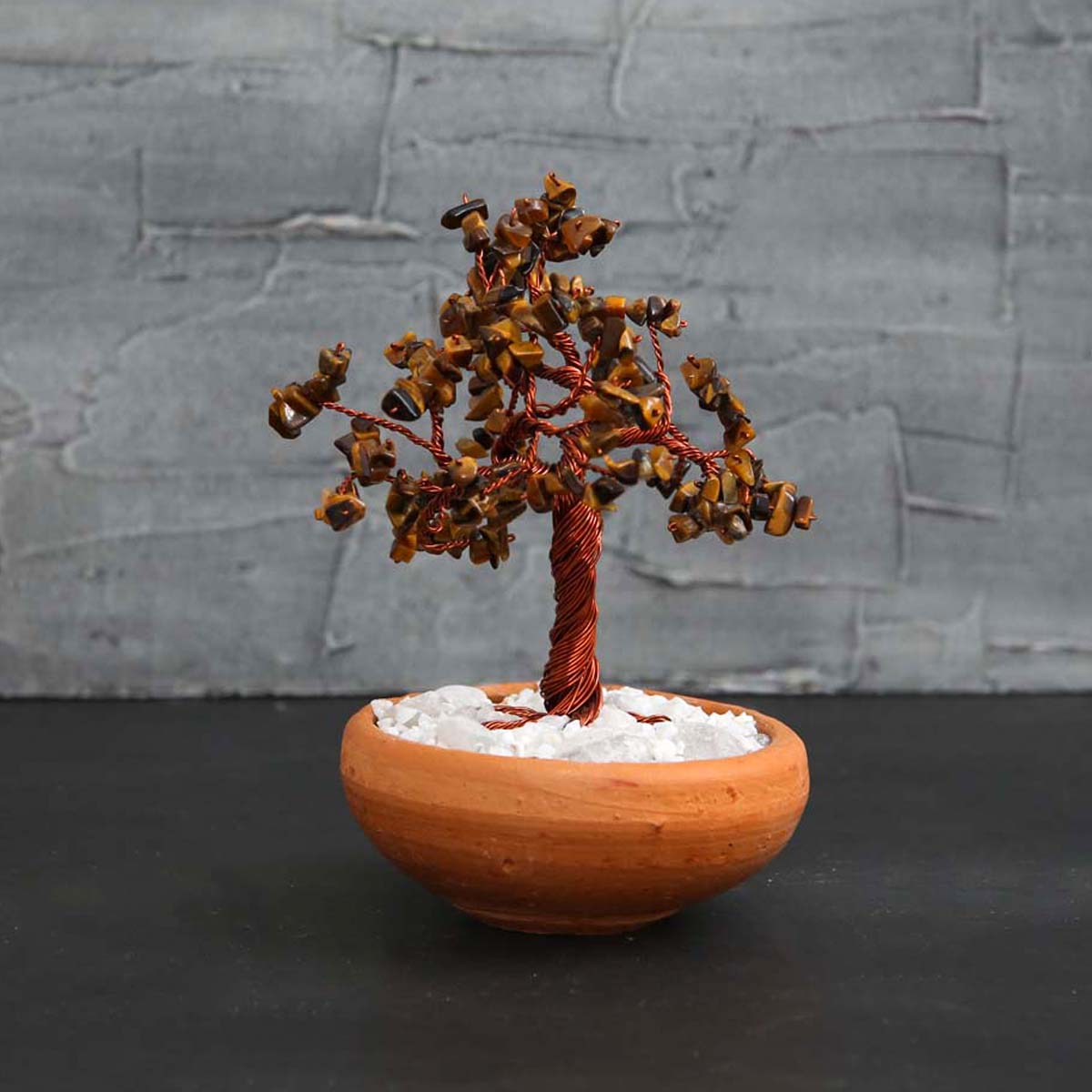 Miniature Natural Tiger's Eye Tree