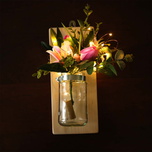 Floral Glass Wall Hanger