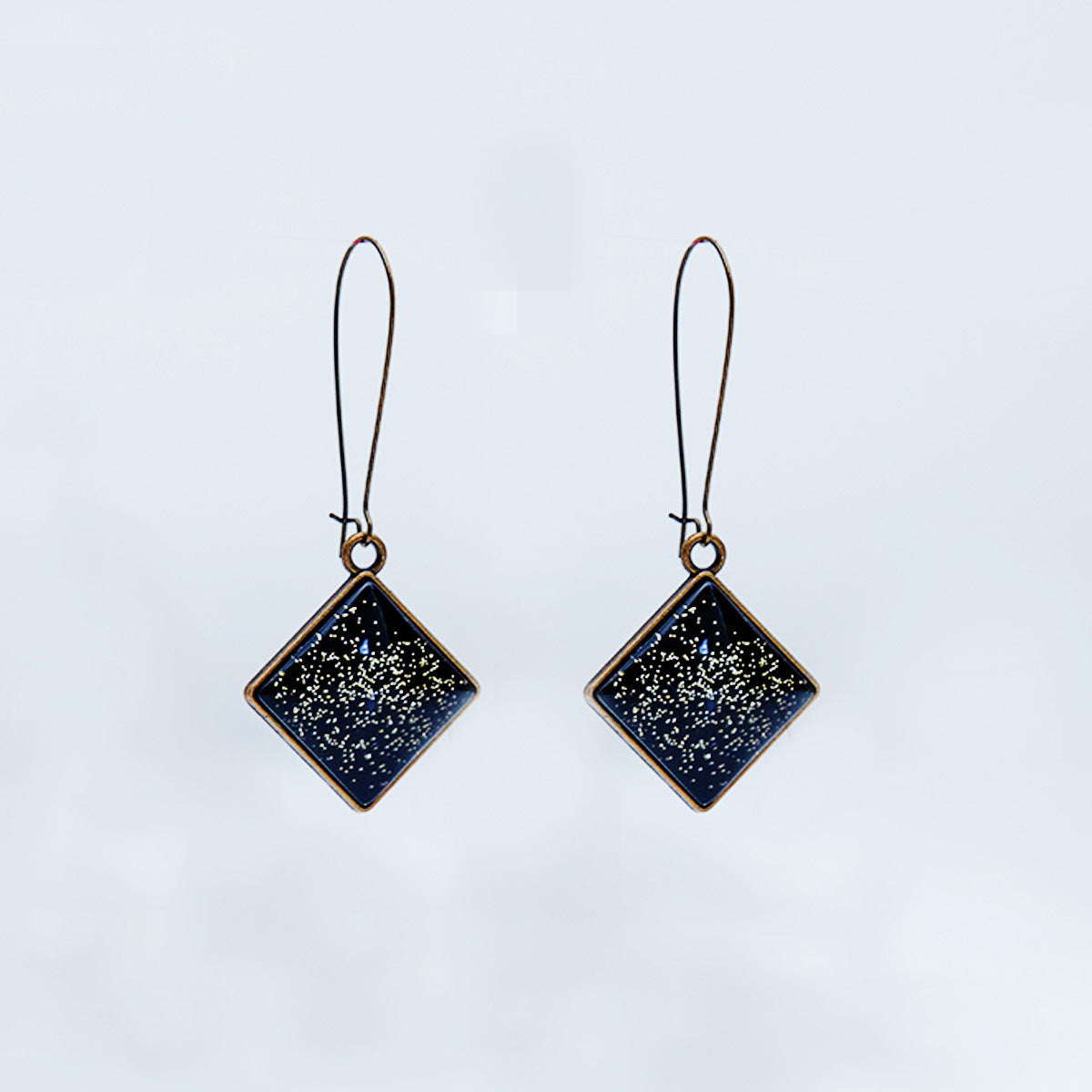 Sqare Starry Night Earrings