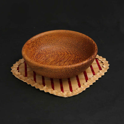 Magenta Striped Palmyra Table Mat