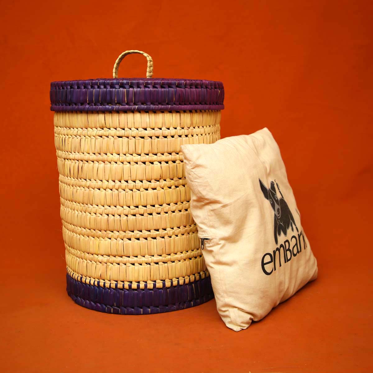 Violet Laundry Basket