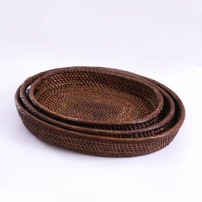 Gruha Medium Stone Oval Tray