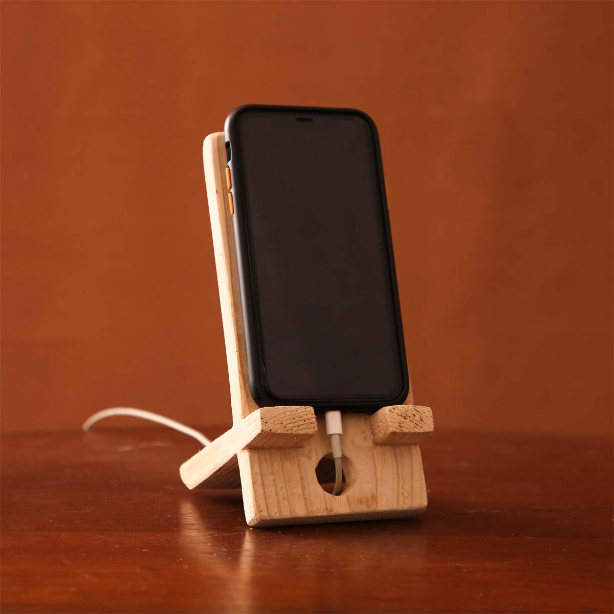 Wooden Phone Stand