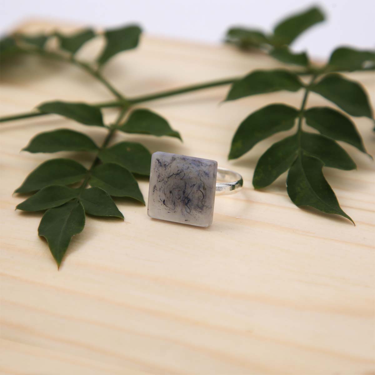 Square Marble Ring