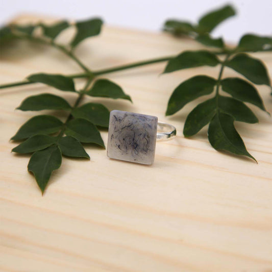 Square Marble Ring