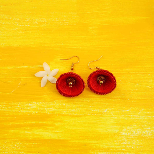Peony Jhumka Earrings