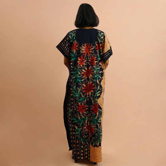 Spring Flowers Batik Kaftan