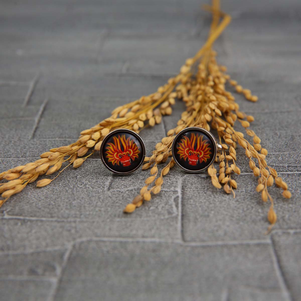 Ginirella Mask Cufflinks