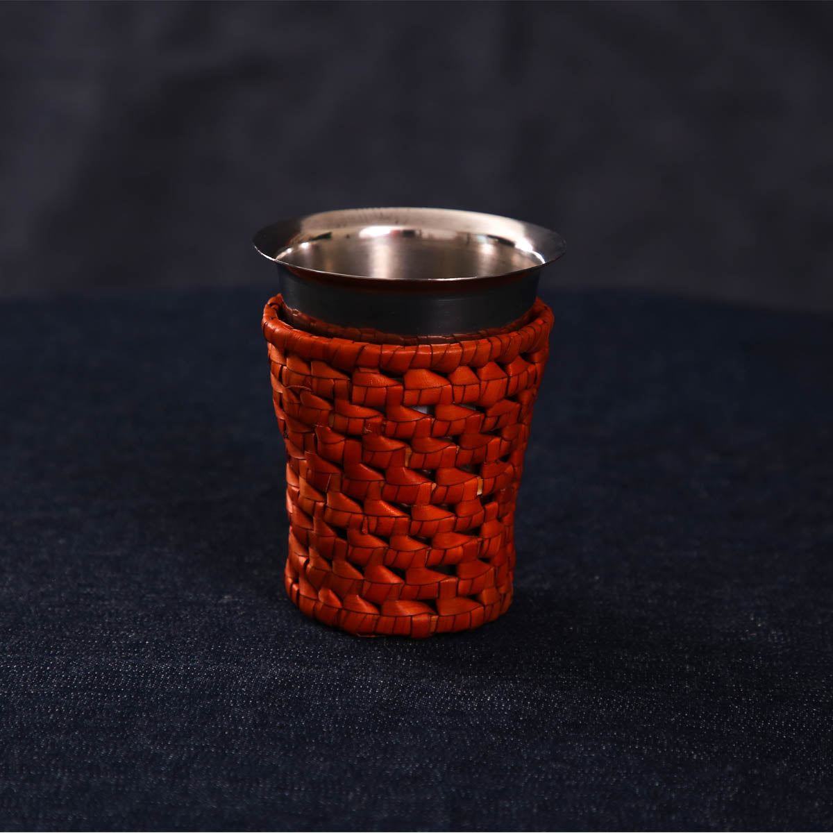 Vermillion Tumbler &amp; Holder