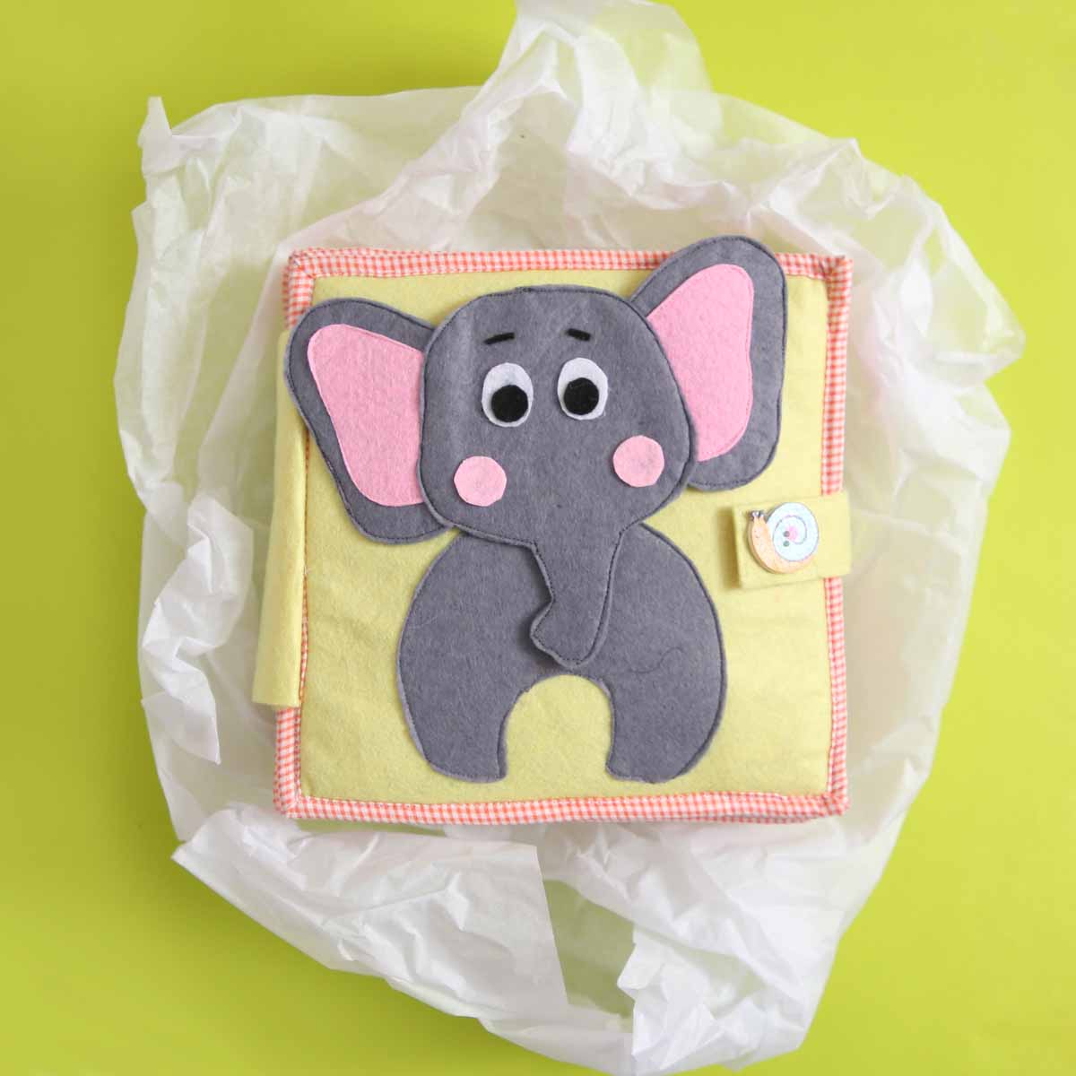 Ellie the Elephant Felt Book