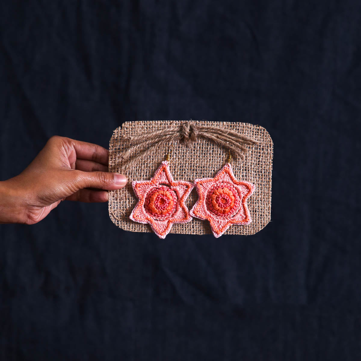 Puffed Star Earrings