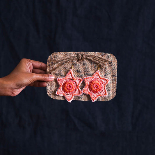 Puffed Star Earrings