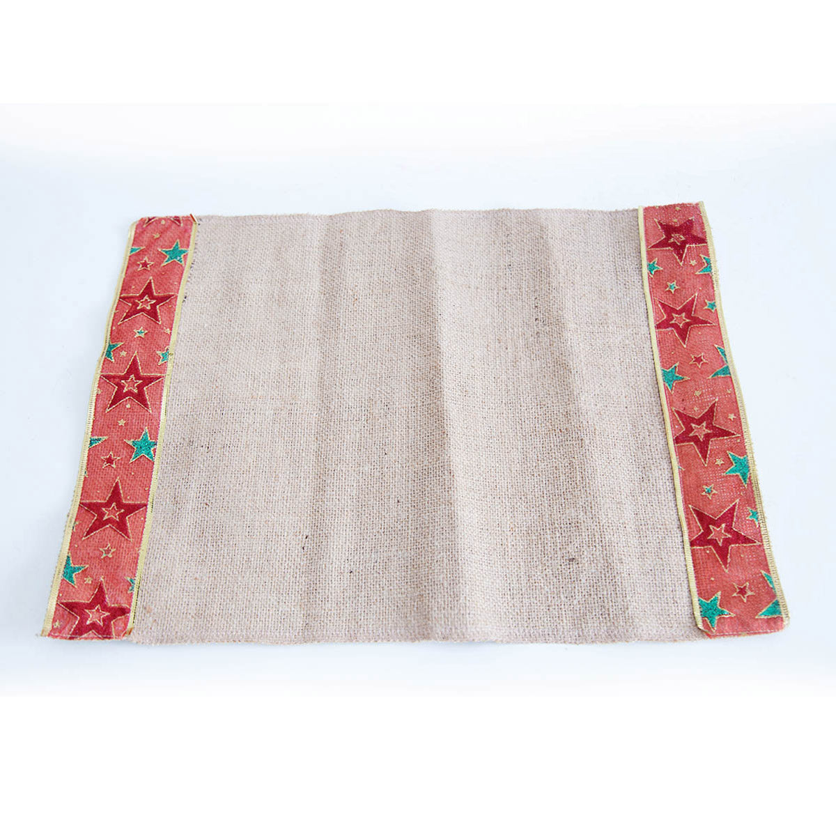 Deck the Halls Burlap Table Mat Set