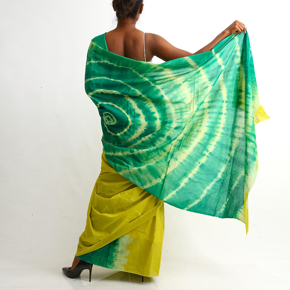 Jade Tie Dye Saree