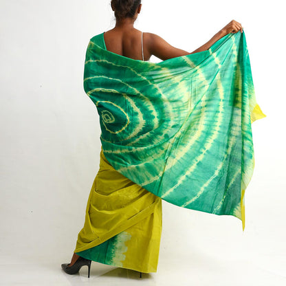 Jade Tie Dye Saree