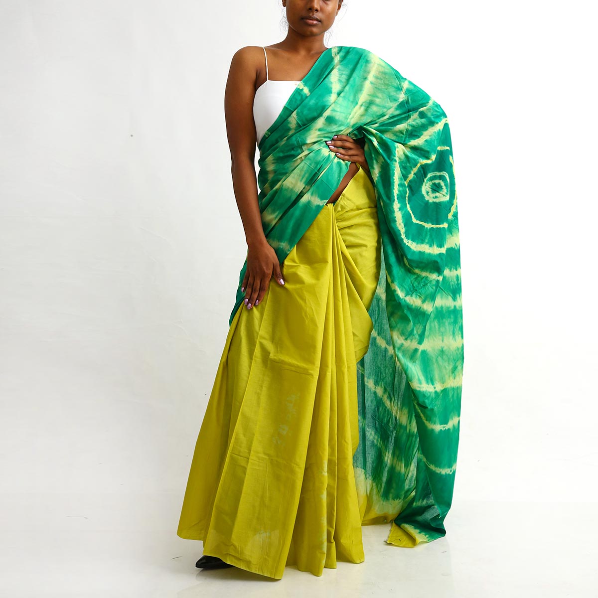 Jade Tie Dye Saree