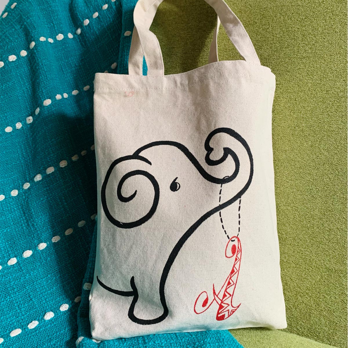 Ellie Letters Tote Bag