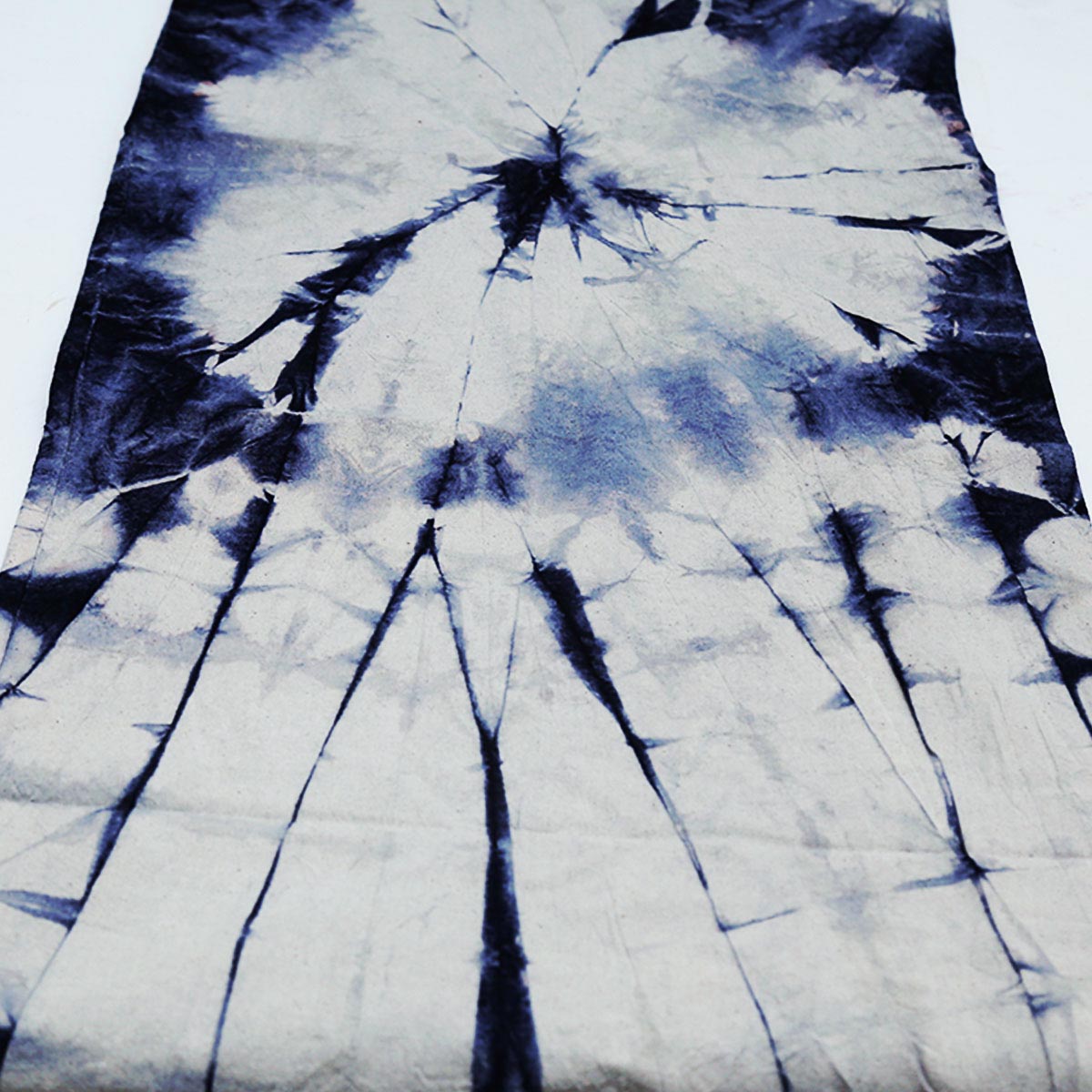 Azure Tie-Dye Table Runner