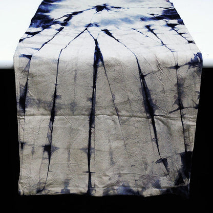 Azure Tie-Dye Table Runner