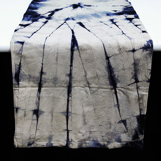 Azure Tie-Dye Table Runner