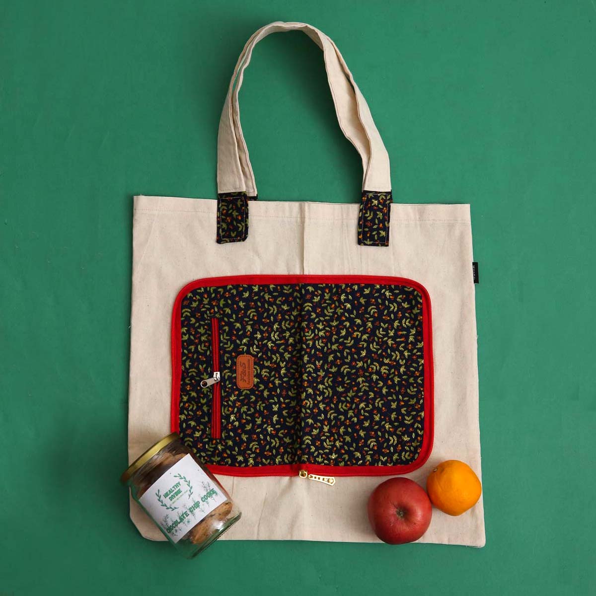 Mini Floral Foldable Tote